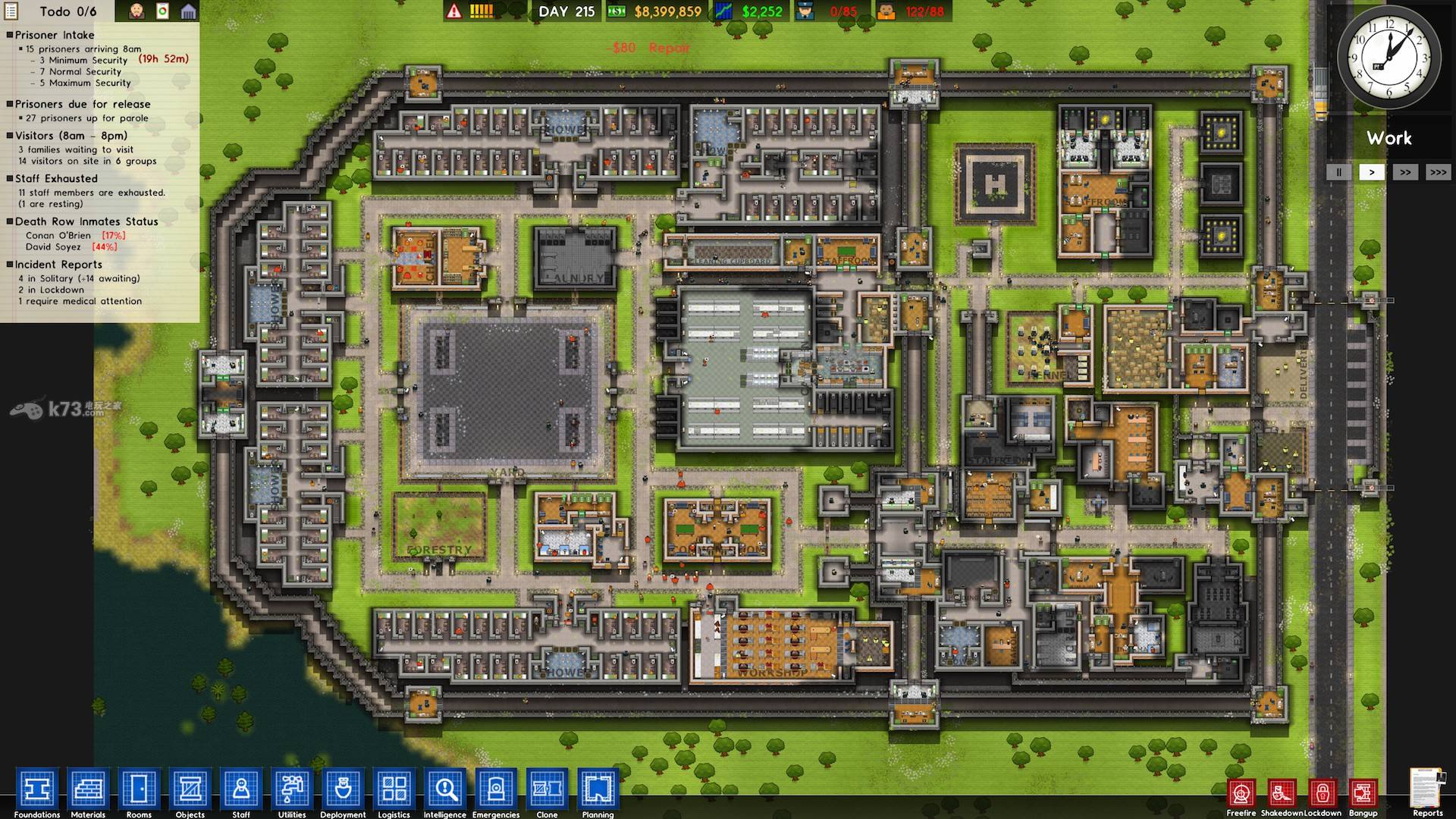 监狱建筑师怎么划分区域 区域划分攻略